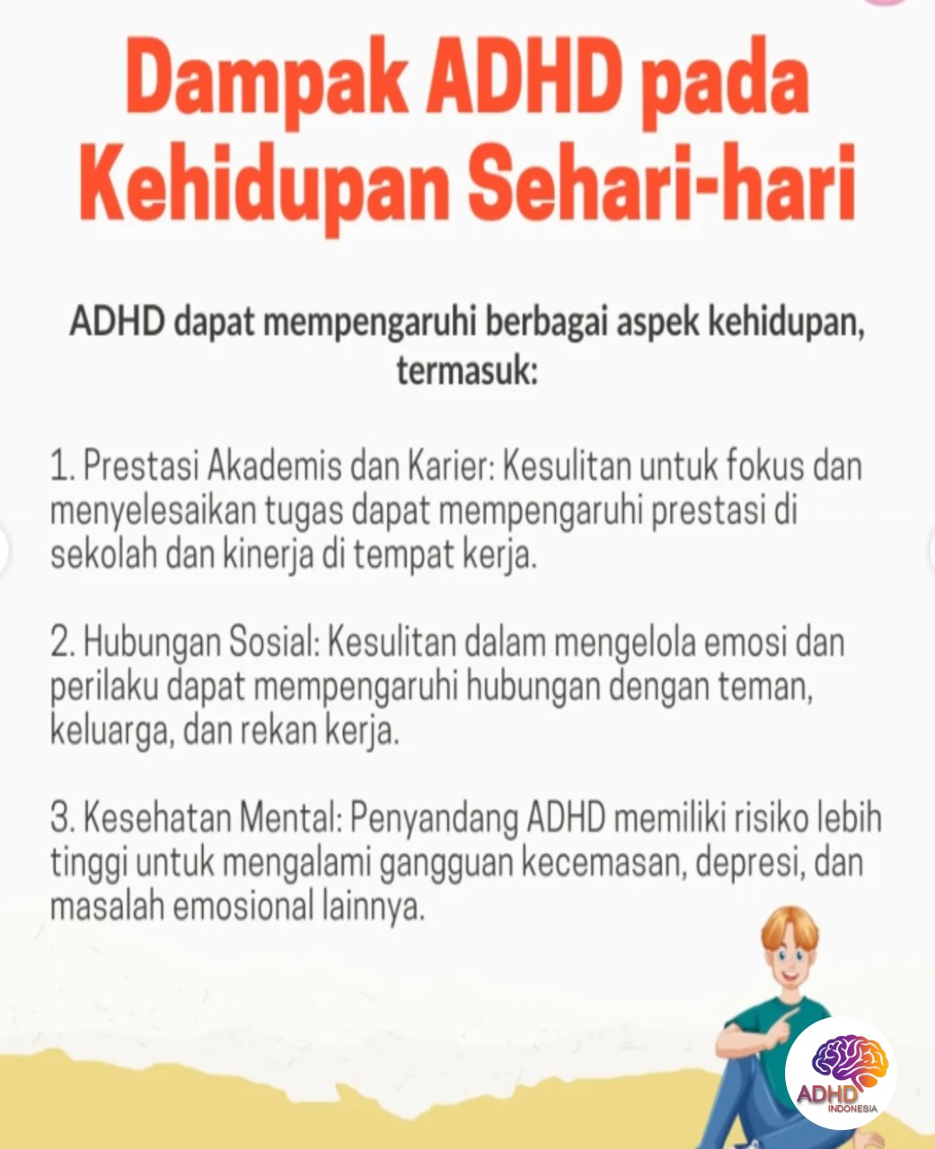 ADHD dan Hubungan Sosial Anak di Lingkungan Sekolah di Kabupaten Ogan Ilir